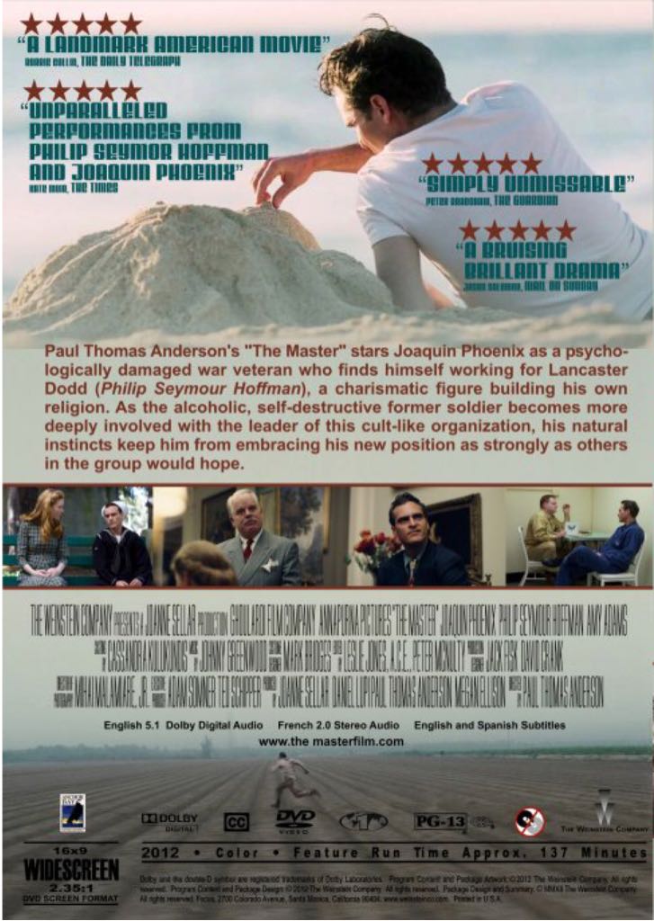 The Master DVD movie collectible [Barcode 5017239142611] - Main Image 2