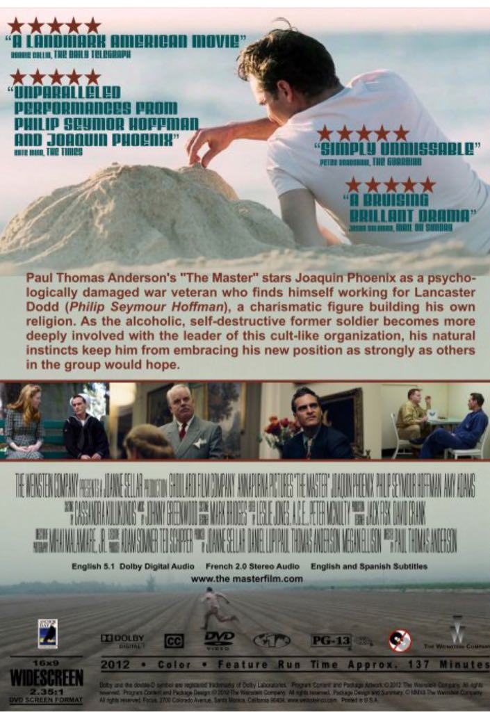 The Master DVD movie collectible [Barcode 8716777947814] - Main Image 2