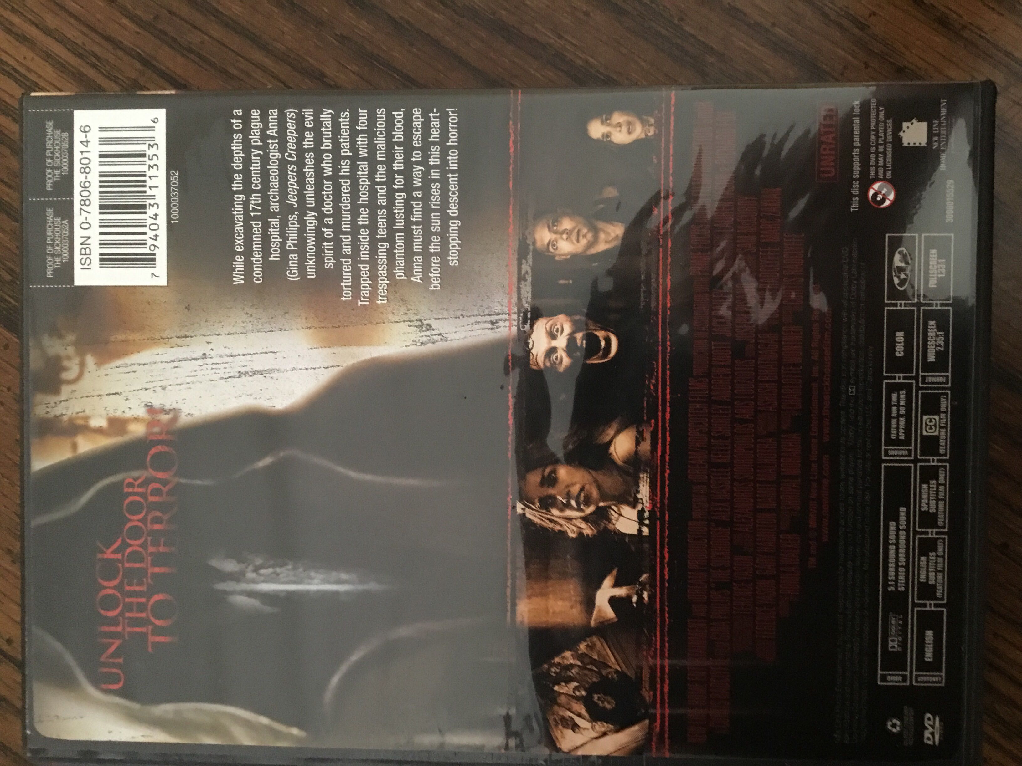 The Sickhouse DVD movie collectible [Barcode 794043113536] - Main Image 2