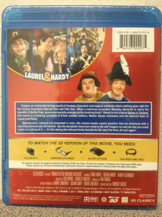 March Of The Wooden Soldiers Blu-ray movie collectible [Barcode 6277703008075] - Main Image 2