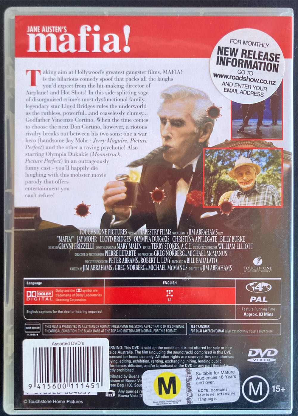 Mafia! DVD movie collectible [Barcode 9325336001783] - Main Image 2