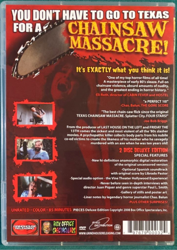 Pieces, Deluxe Edition DVD movie collectible [Barcode 797679000324] - Main Image 2