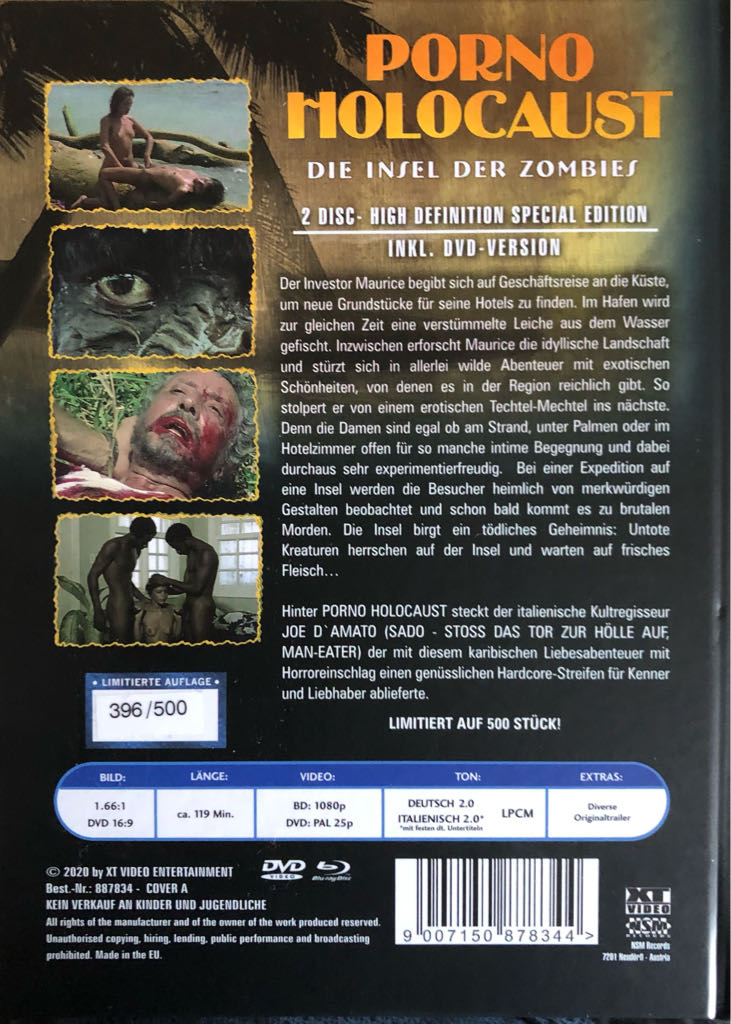 Code Red Porno Holocaust Blu-ray movie collectible [Barcode 05128761] - Main Image 2