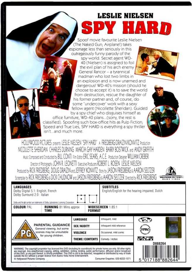 Spy Hard  DVD movie collectible [Barcode 5017188668644] - Main Image 4