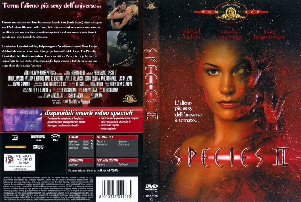 Species II DVD movie collectible [Barcode 7321921570360] - Main Image 2
