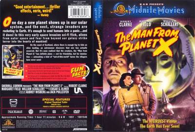 Midnite Movies: The Man From Planet X DVD movie collectible [Barcode 027616858566] - Main Image 2
