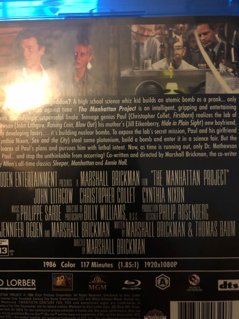 Manhattan Project , The Blu-ray movie collectible [Barcode 012236214076] - Main Image 2