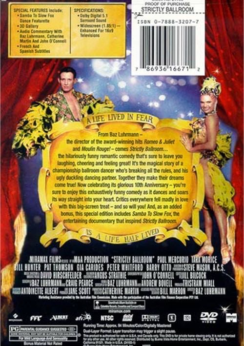 Strictly Ballroom DVD-R movie collectible [Barcode 5737315880] - Main Image 2