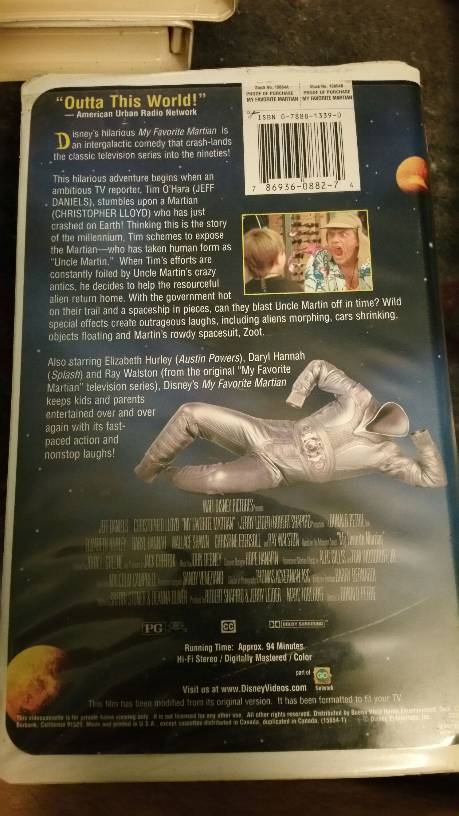 My Favorite Martian VHS movie collectible [Barcode 786936088274] - Main Image 2