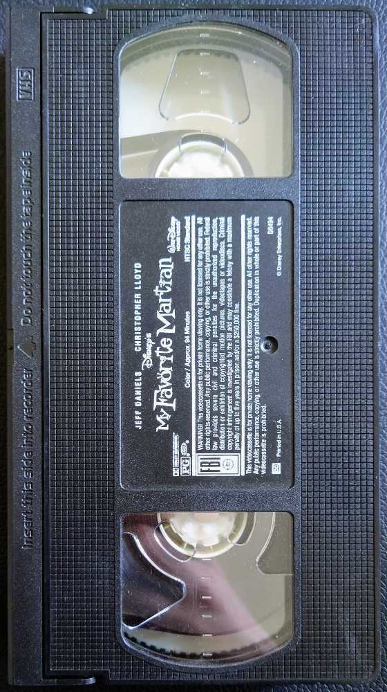 My Favorite Martian VHS movie collectible [Barcode 786936088274] - Main Image 3