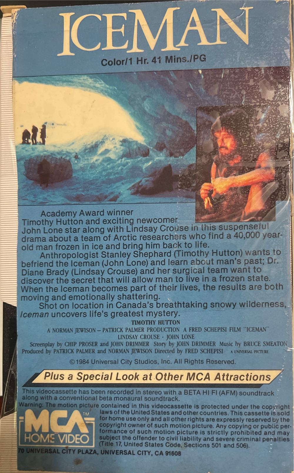 Iceman Betamax movie collectible [Barcode 9344256000621] - Main Image 2