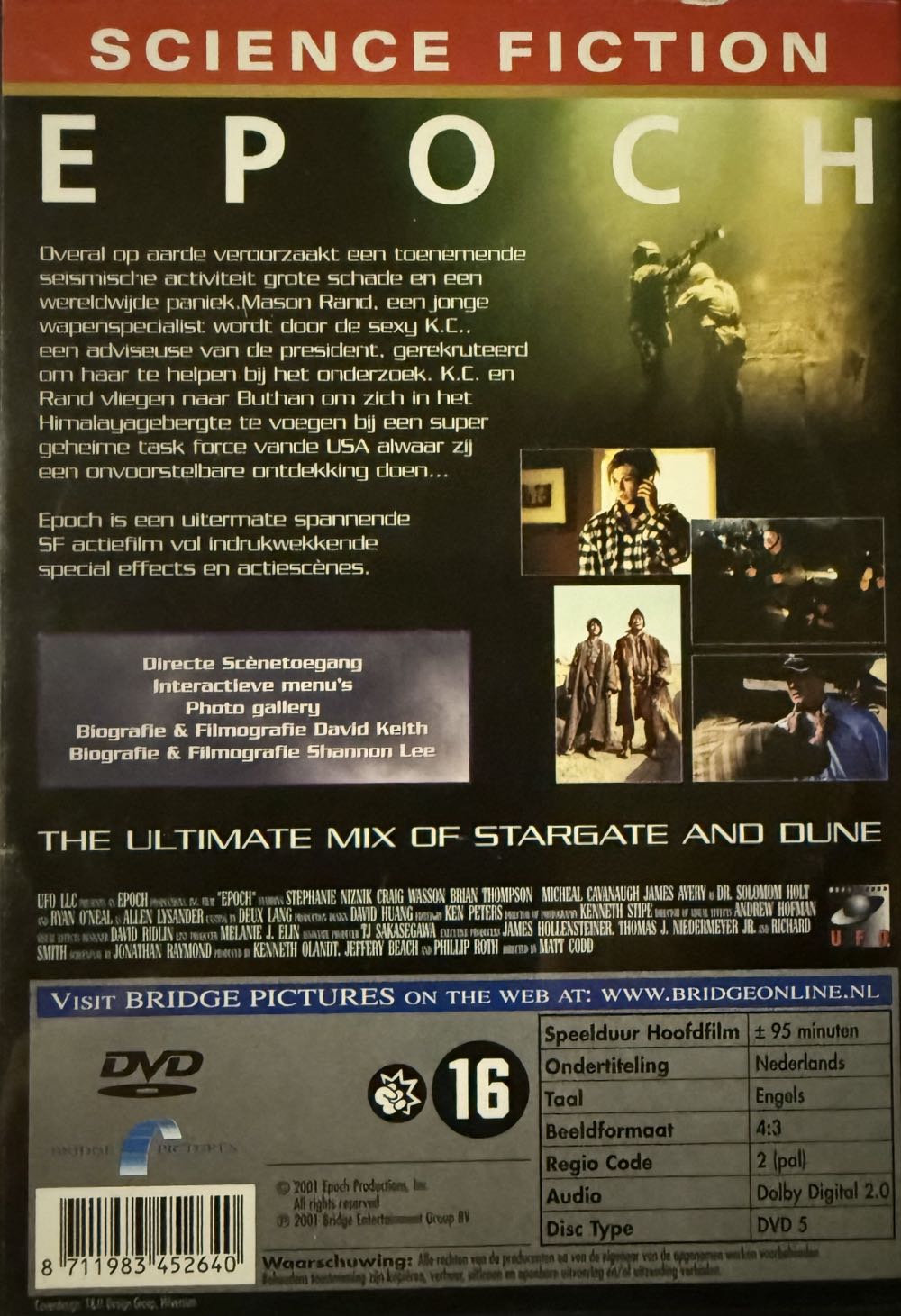 Epoch DVD movie collectible [Barcode 658149797130] - Main Image 2