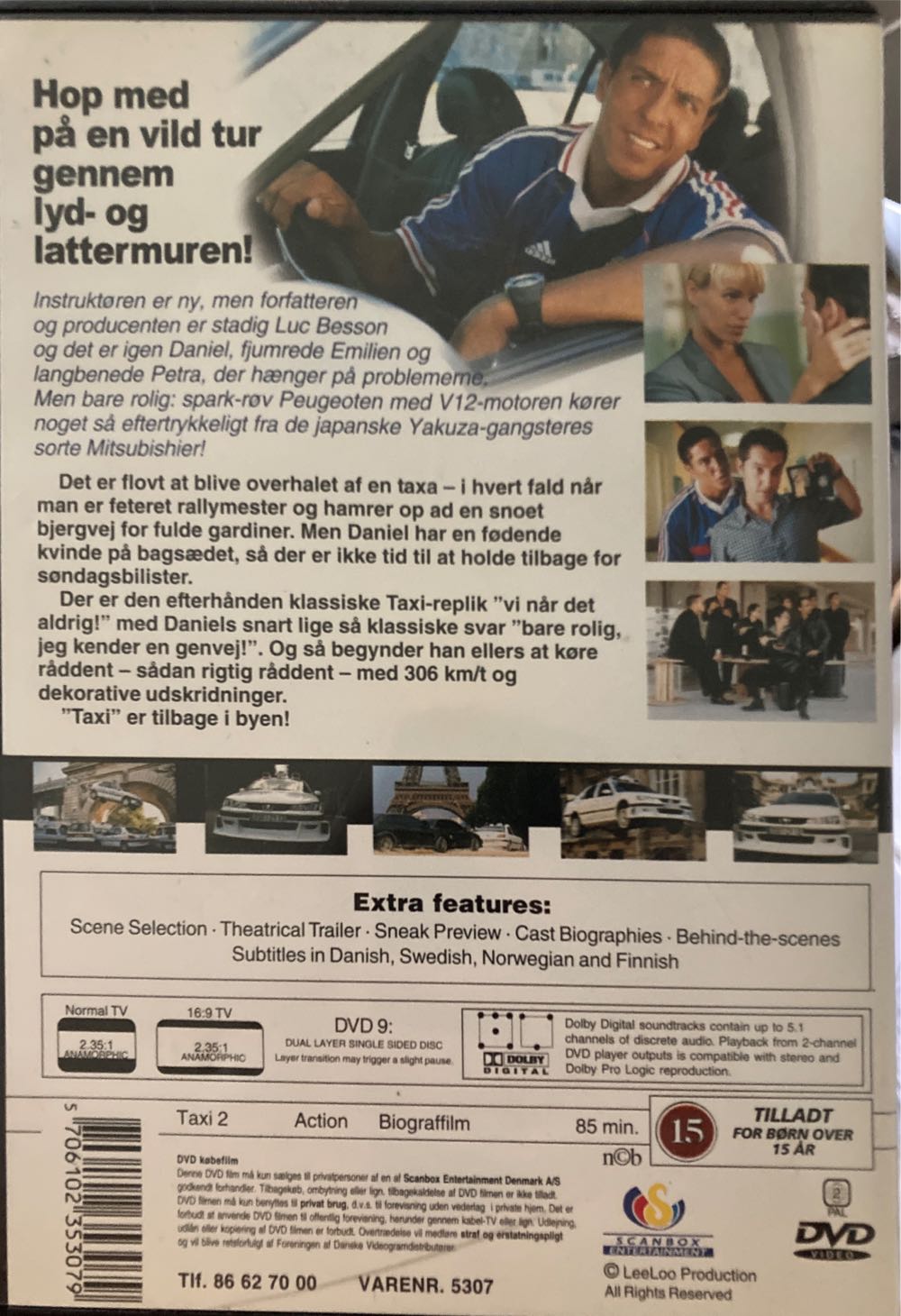 Taxi 2 DVD movie collectible [Barcode 5706102353079] - Main Image 2