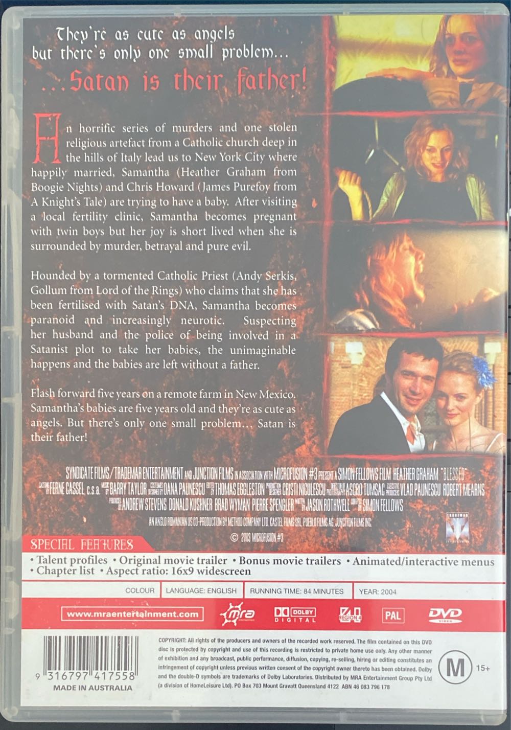 Blessed DVD movie collectible [Barcode 9316797417558] - Main Image 2
