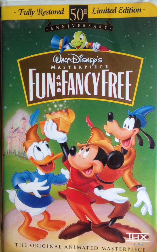 Fun And Fancy Free VHS movie collectible [Barcode 786936048032] - Main Image 2