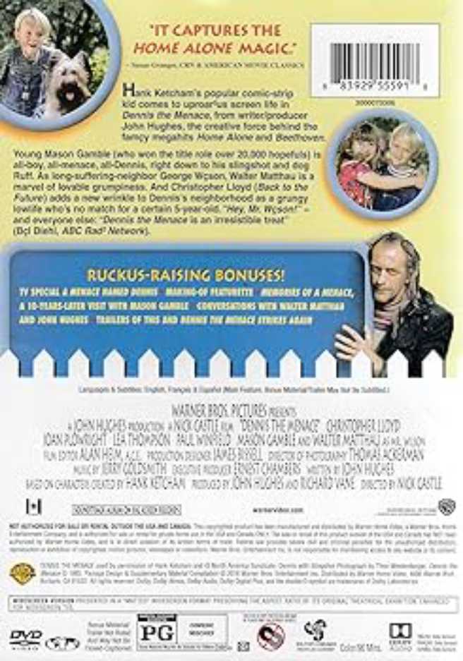 Dennis the Menace DVD movie collectible [Barcode 085391200239] - Main Image 4