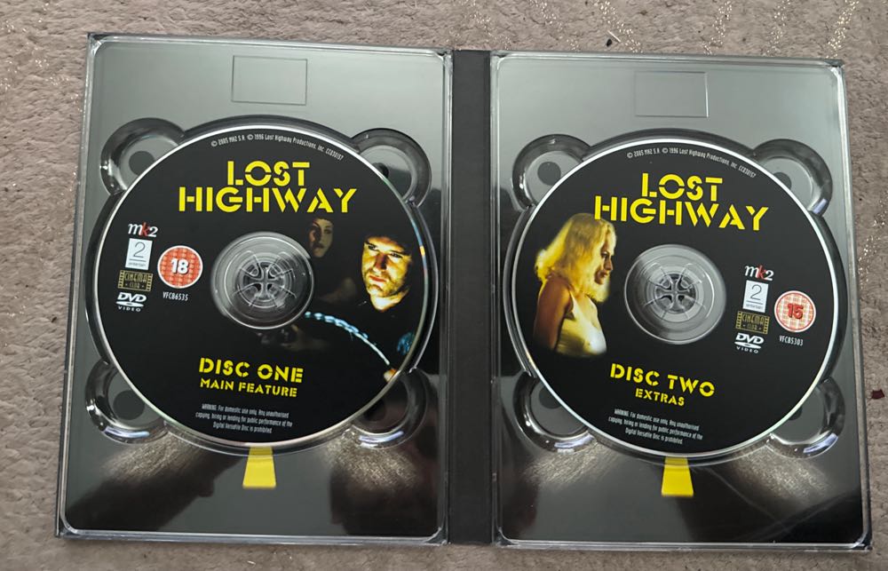 Lost Highway DVD movie collectible [Barcode 5014138301576] - Main Image 3