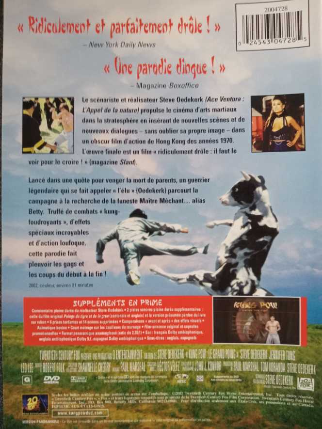 Kung Pow! Enter The Fist Blu-ray movie collectible [Barcode 024543047292] - Main Image 2