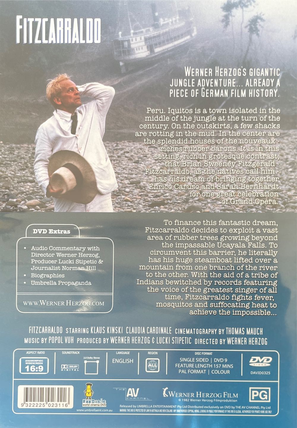 Fitzcarraldo DVD movie collectible [Barcode 9322225023116] - Main Image 2