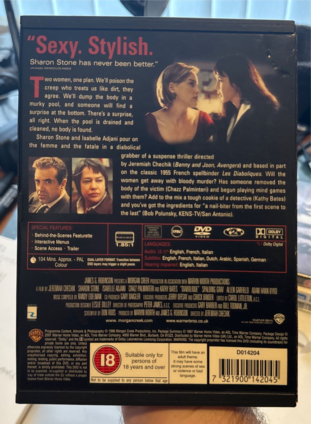 Diabolique DVD movie collectible [Barcode 7321900142045] - Main Image 2