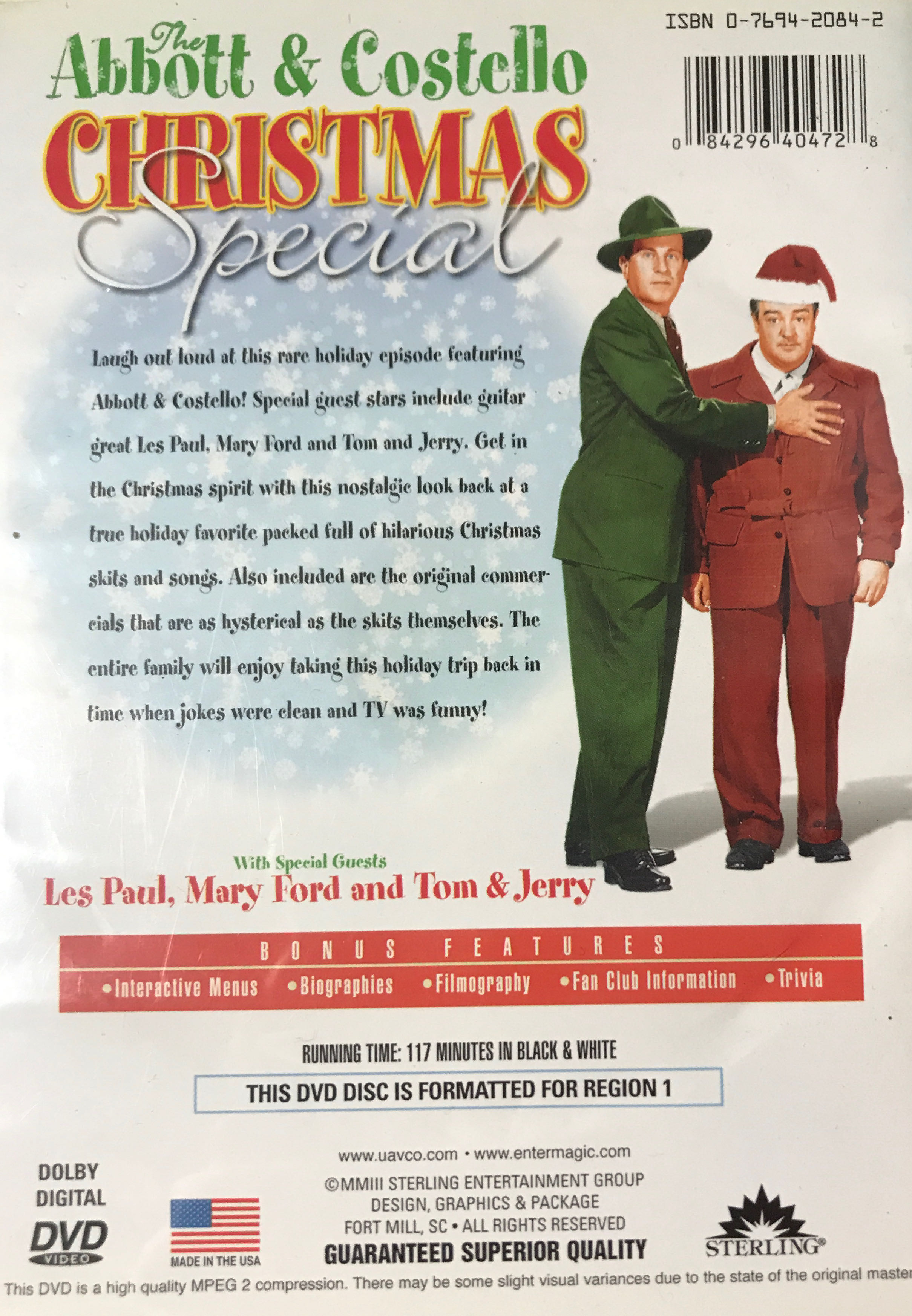 Abbott and Costello: Christmas Special DVD movie collectible [Barcode 084296404728] - Main Image 2