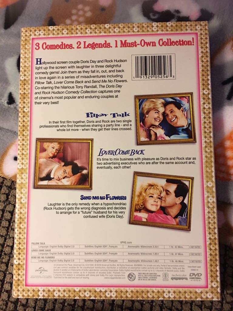  Rock Hudson Six  Movie Comedy Collection  DVD movie collectible [Barcode 191329052563] - Main Image 2