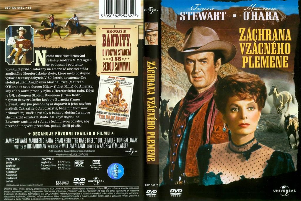 Rare Breed, The (James Stewart, Maureen O’Hara) DVD movie collectible [Barcode 025192262722] - Main Image 2