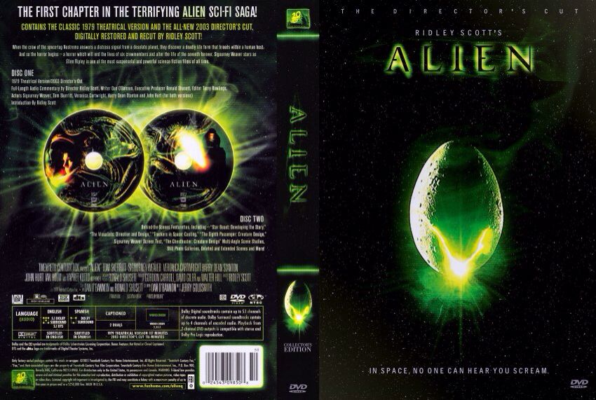 Alien DVD movie collectible [Barcode 024543442011] - Main Image 2