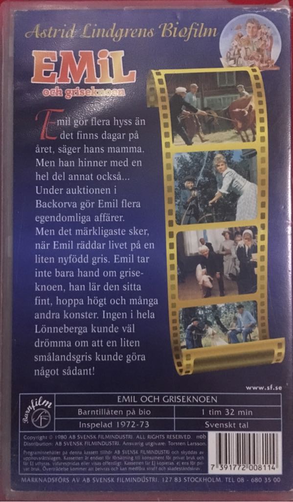 Emil Och Griseknoen VHS movie collectible - Main Image 2