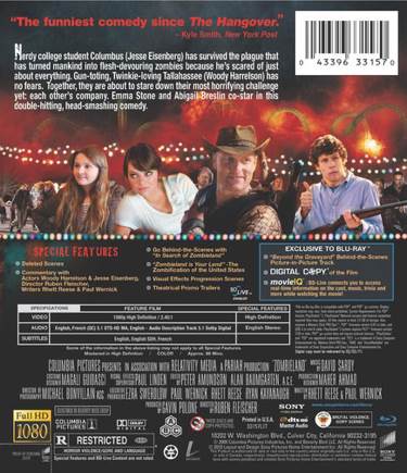 Zombieland Blu-ray movie collectible [Barcode 3333299614243] - Main Image 2
