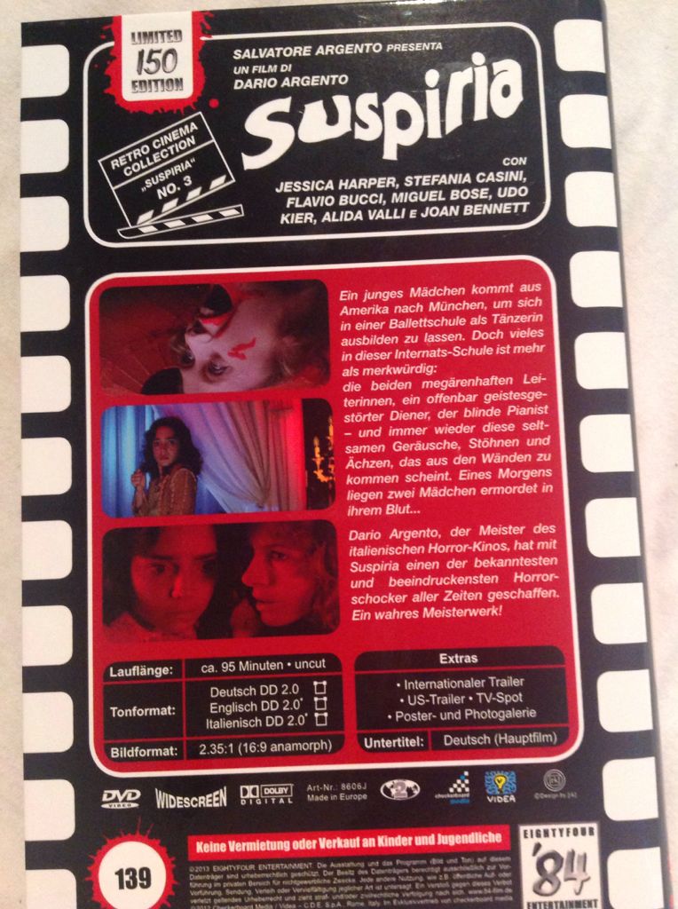 Suspiria DVD movie collectible - Main Image 2