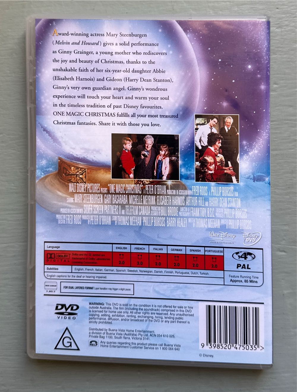 One Magic Christmas (1985) DVD DVD movie collectible [Barcode 9398520475035] - Main Image 2