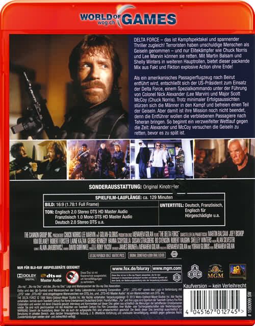 Delta Force, The Blu-ray movie collectible [Barcode 883904326069] - Main Image 2