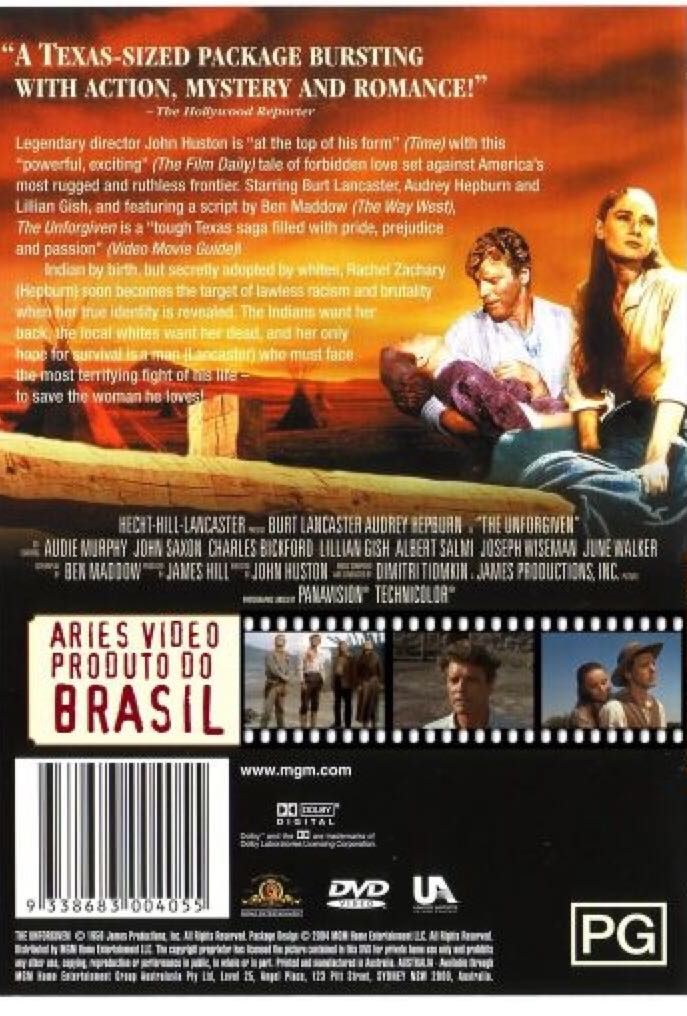 The Unforgiven DVD movie collectible [Barcode 9314748908964] - Main Image 2