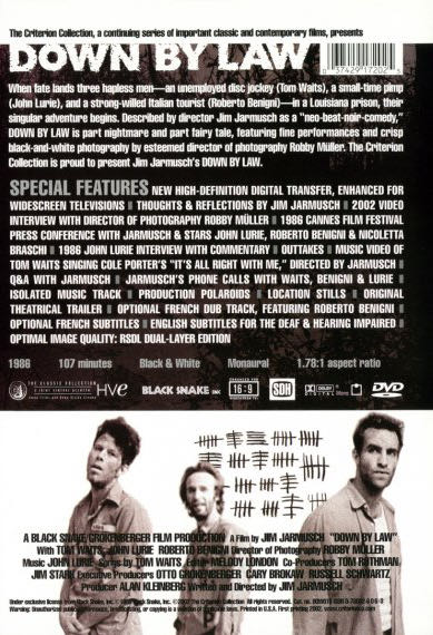 Down by Law DVD movie collectible [Barcode 4006680027364] - Main Image 4