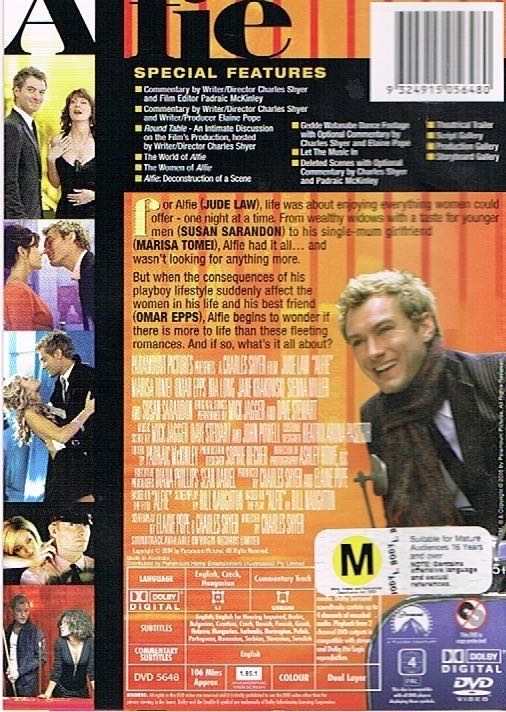 Alfie DVD movie collectible [Barcode 9324915056480] - Main Image 2