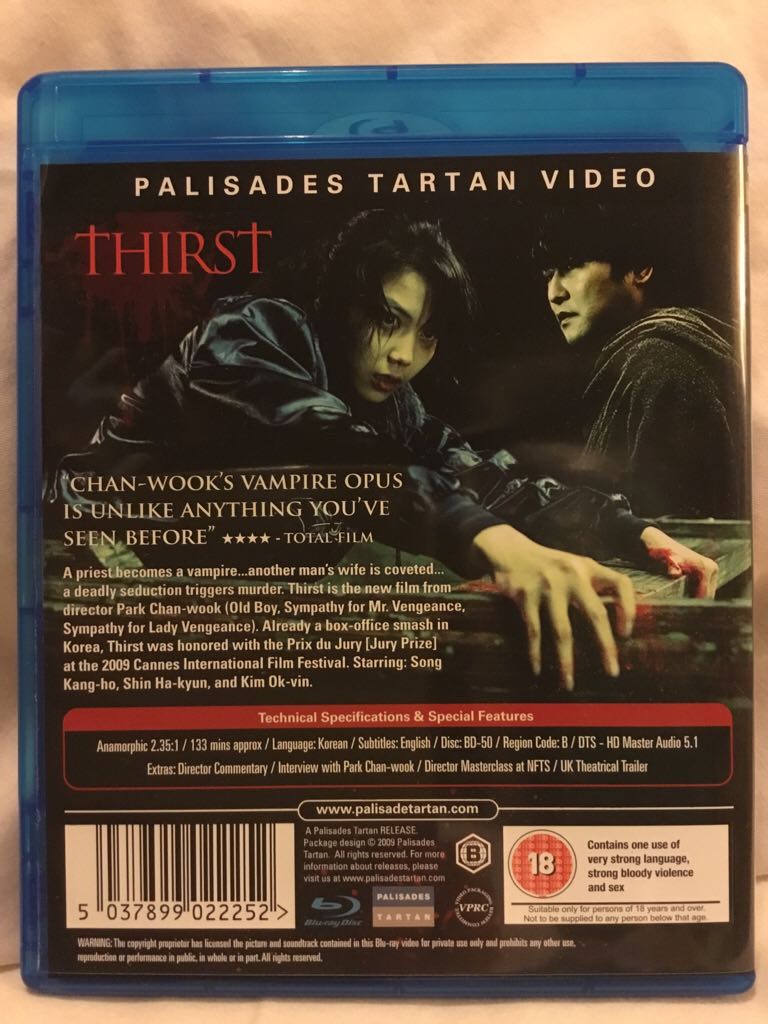 Thirst Blu-ray movie collectible [Barcode 5037899022252] - Main Image 2