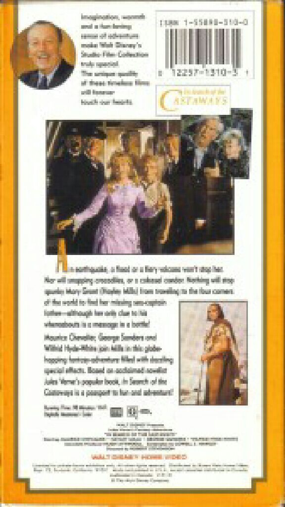 In Search of the Castaways DVD movie collectible [Barcode 012257131031] - Main Image 2