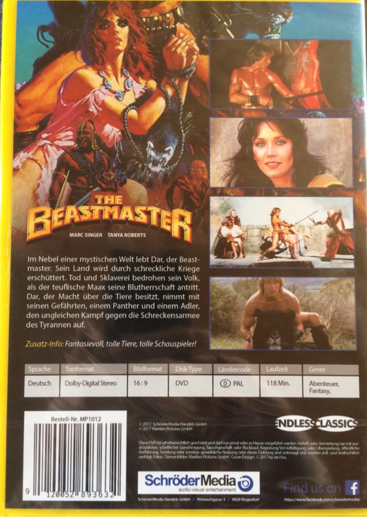 Beastmaster, The Digital Copy movie collectible [Barcode 9120052893632] - Main Image 2