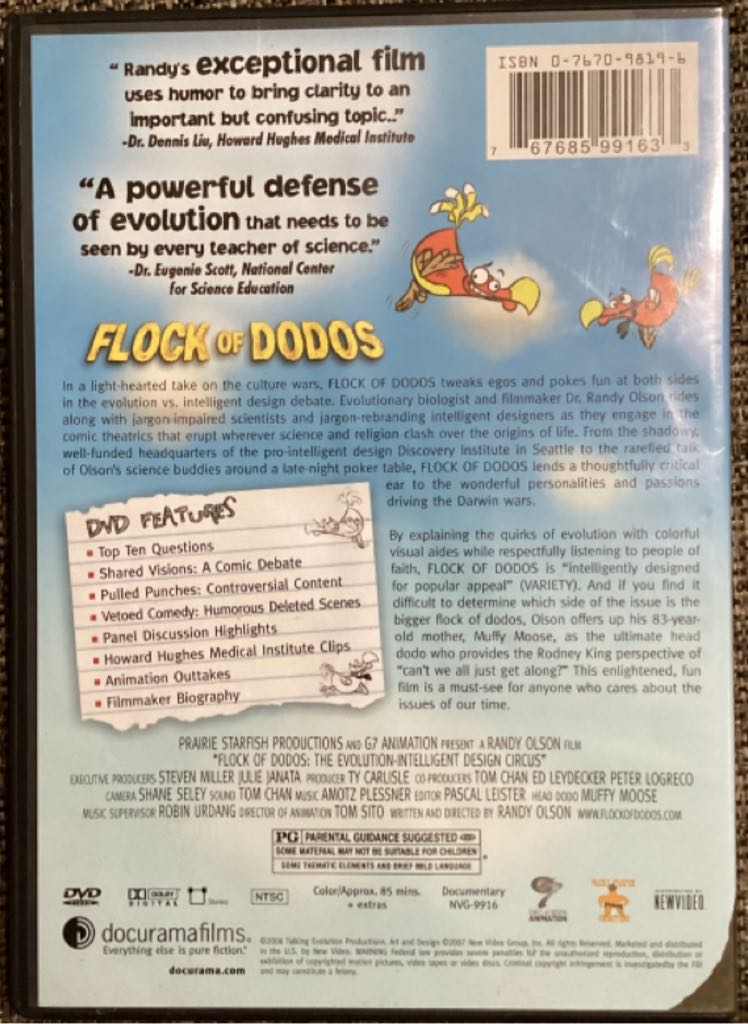 Flock Of Dodos DVD movie collectible [Barcode 767685991633] - Main Image 2