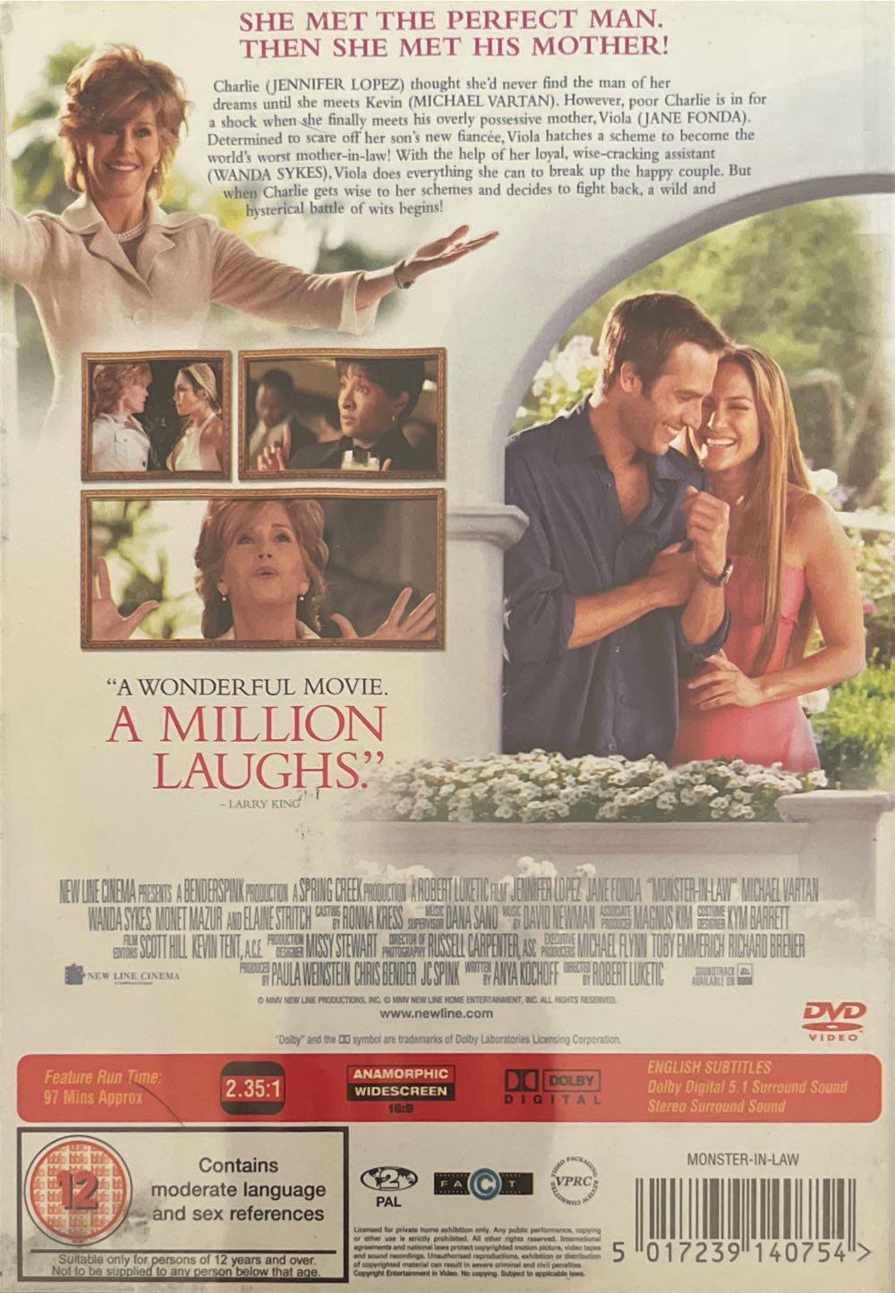 Monster In Law DVD movie collectible [Barcode 5017239140754] - Main Image 2