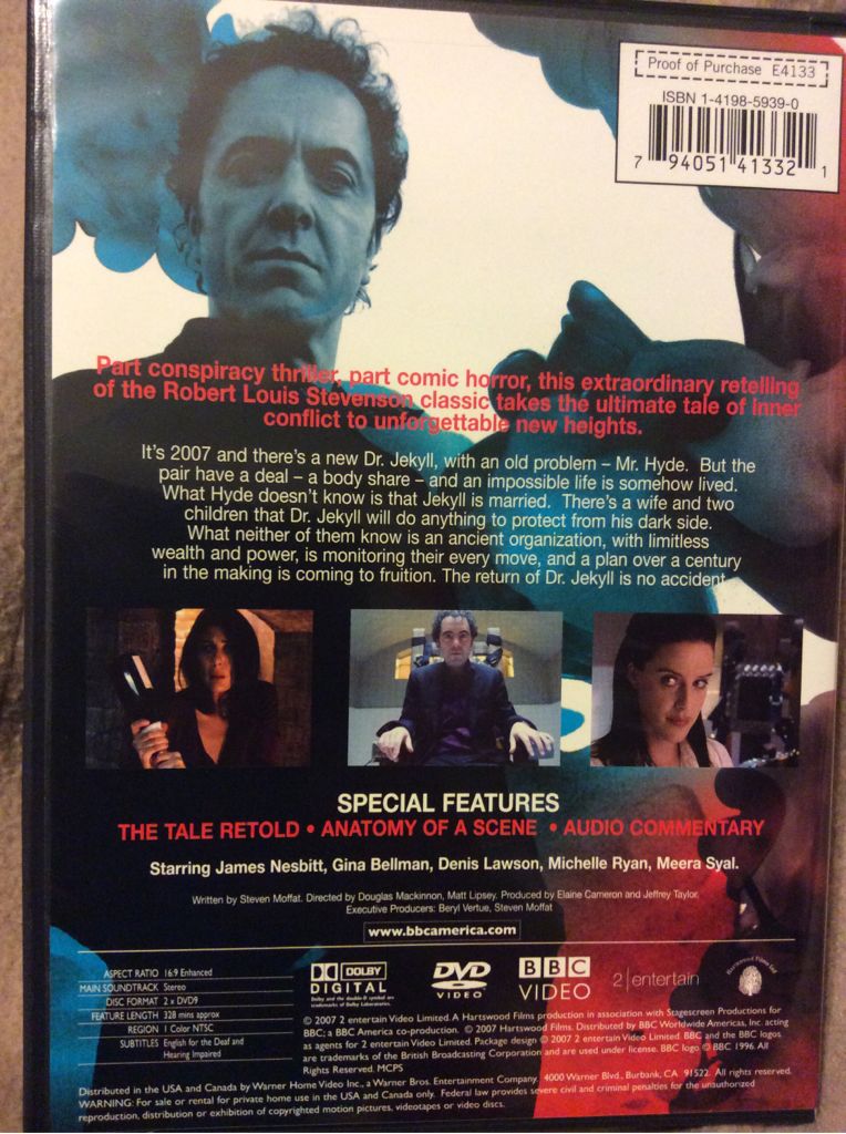 Jekyll DVD movie collectible [Barcode 794051413321] - Main Image 2