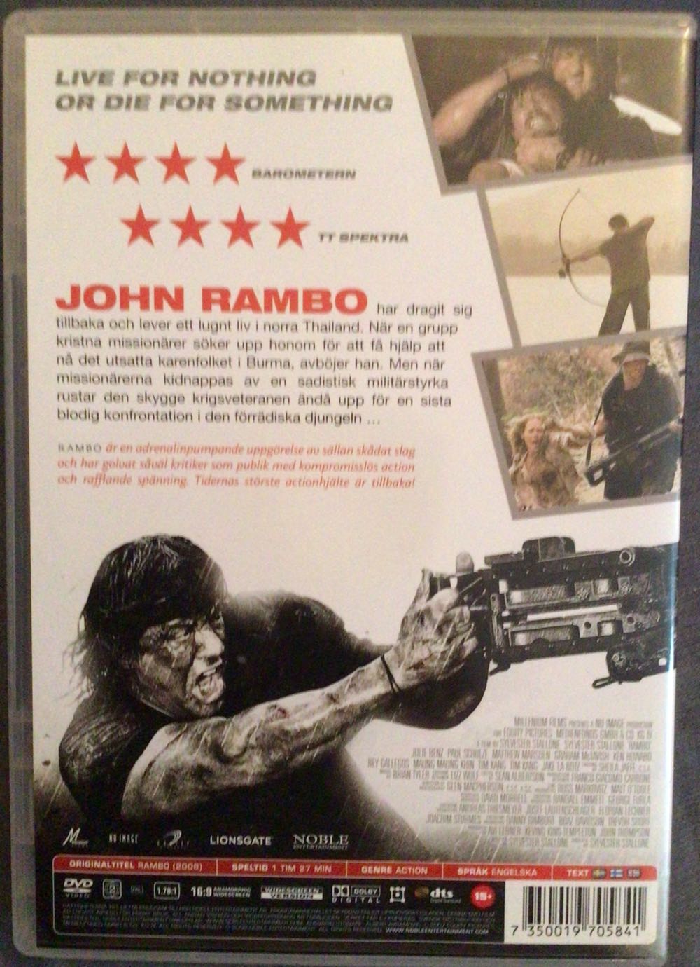 Rambo DVD movie collectible [Barcode 7350019705841] - Main Image 4