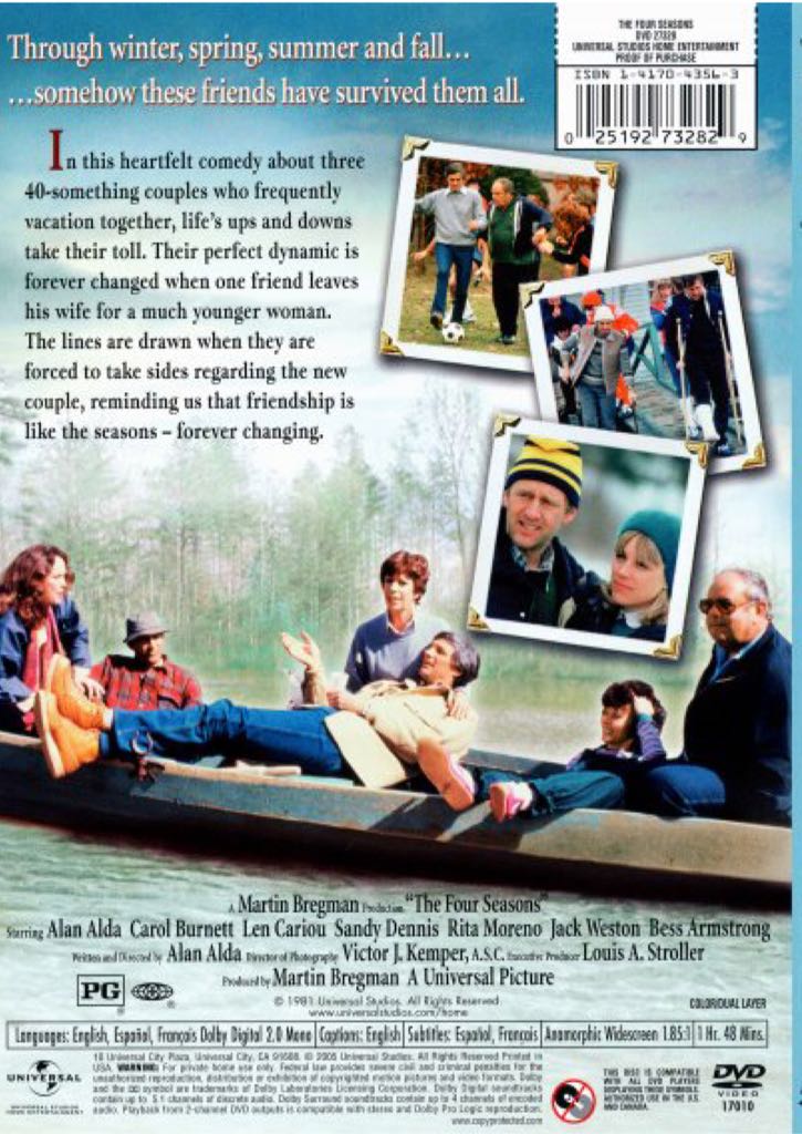 The Four Seasons (downloaded) Digital Copy movie collectible [Barcode 9326314027771] - Main Image 2