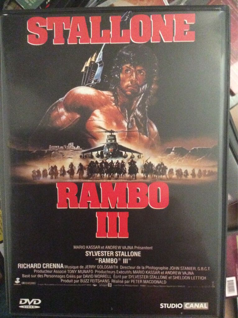 Rambo 3 DVD movie collectible [Barcode 3339161273990] - Main Image 1
