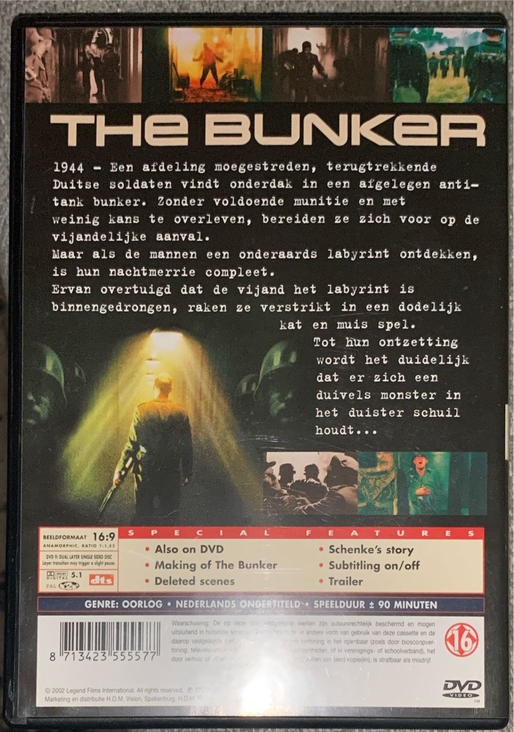 The Bunker DVD movie collectible [Barcode 8713423555577] - Main Image 2