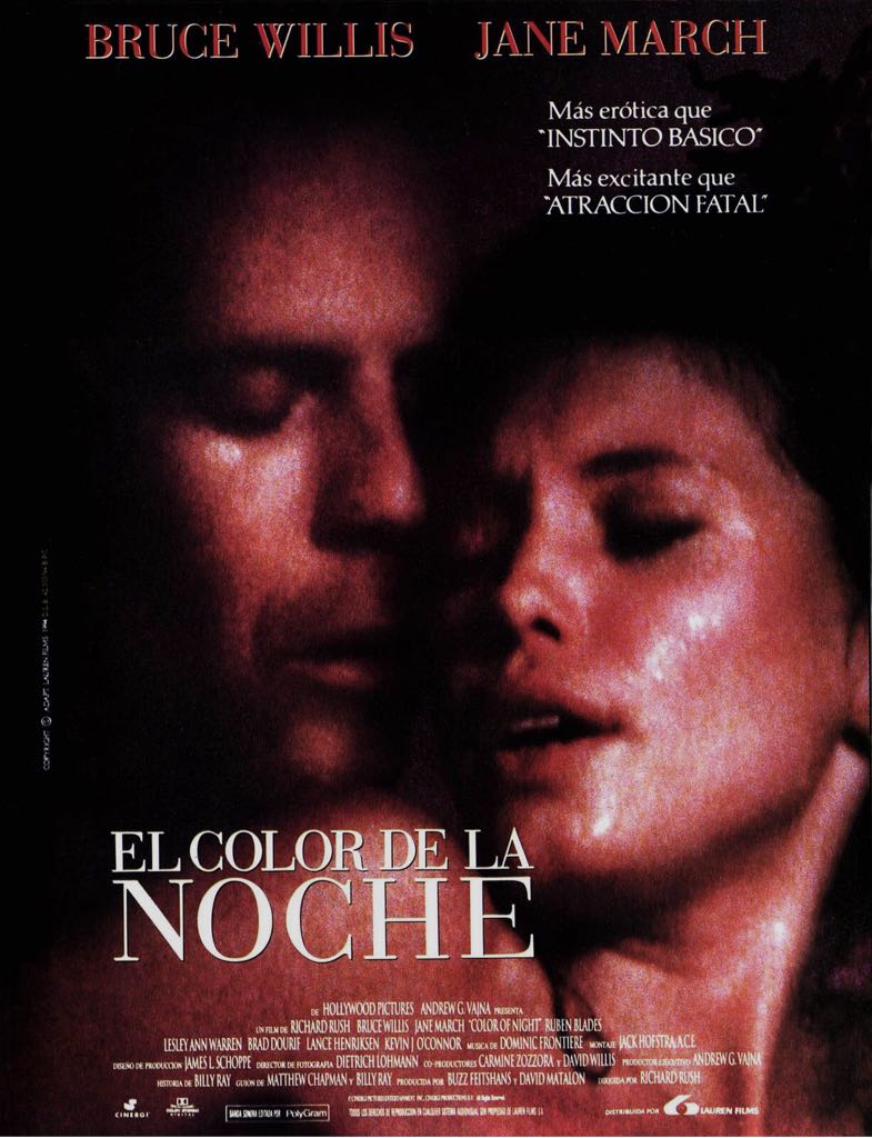 Color of Night DVD movie collectible [Barcode 9397901780492] - Main Image 2