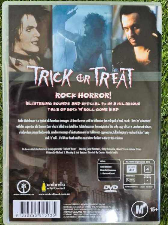 Trick or Treat DVD movie collectible [Barcode 9322225015135] - Main Image 3