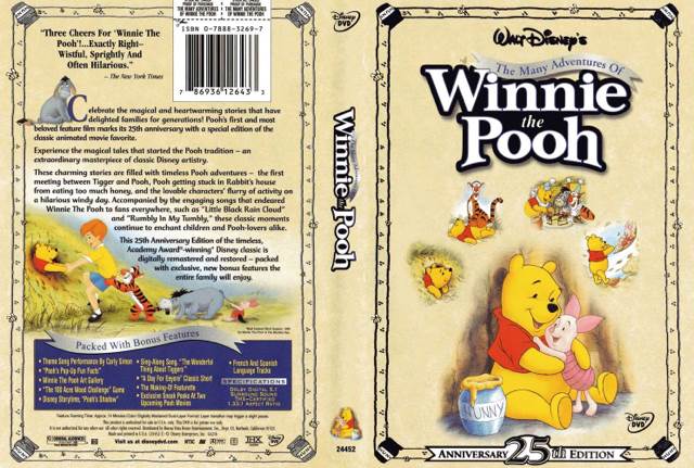 The Many Adventures Of Winnie The Pooh DVD movie collectible [Barcode 5017188885102] - Main Image 2