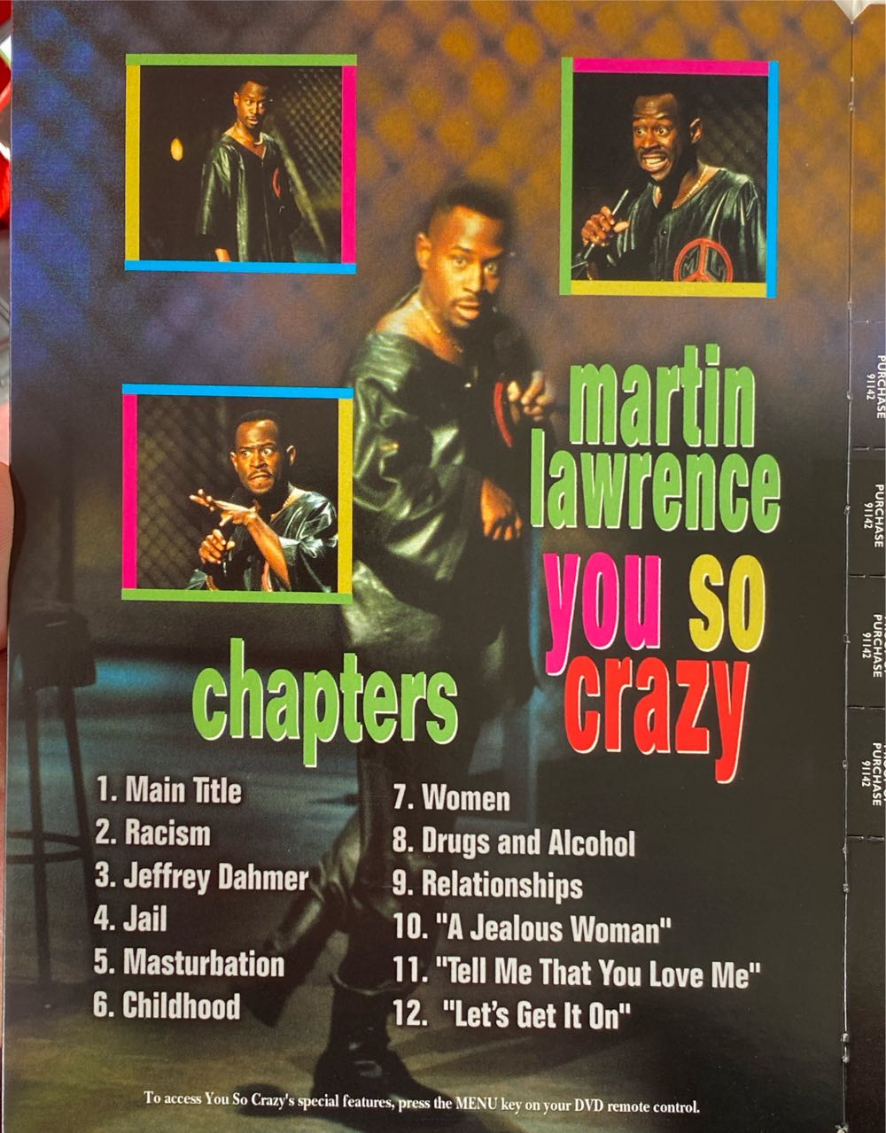 Martin Lawrence: You So Crazy DVD movie collectible [Barcode 026359114229] - Main Image 3